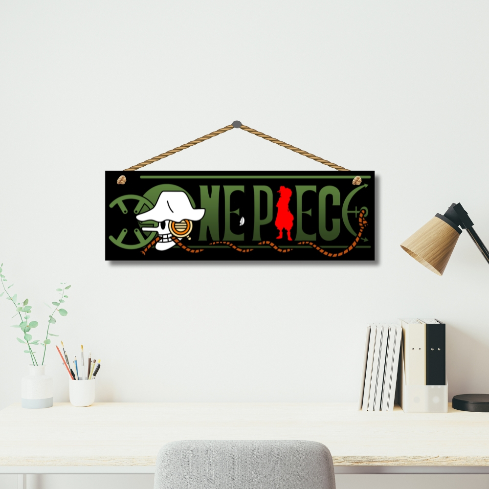 Hiasan Dinding Pintu Lemari Anime One Piece / Hiasan Ruang Tamu Lemari Susun