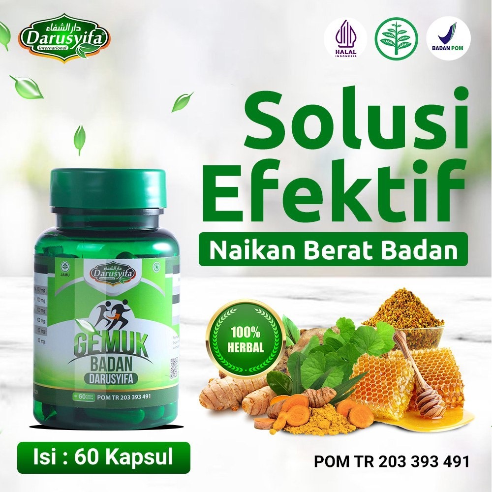 Kapsul Gemuk  Darusyifa/ gemuk badan