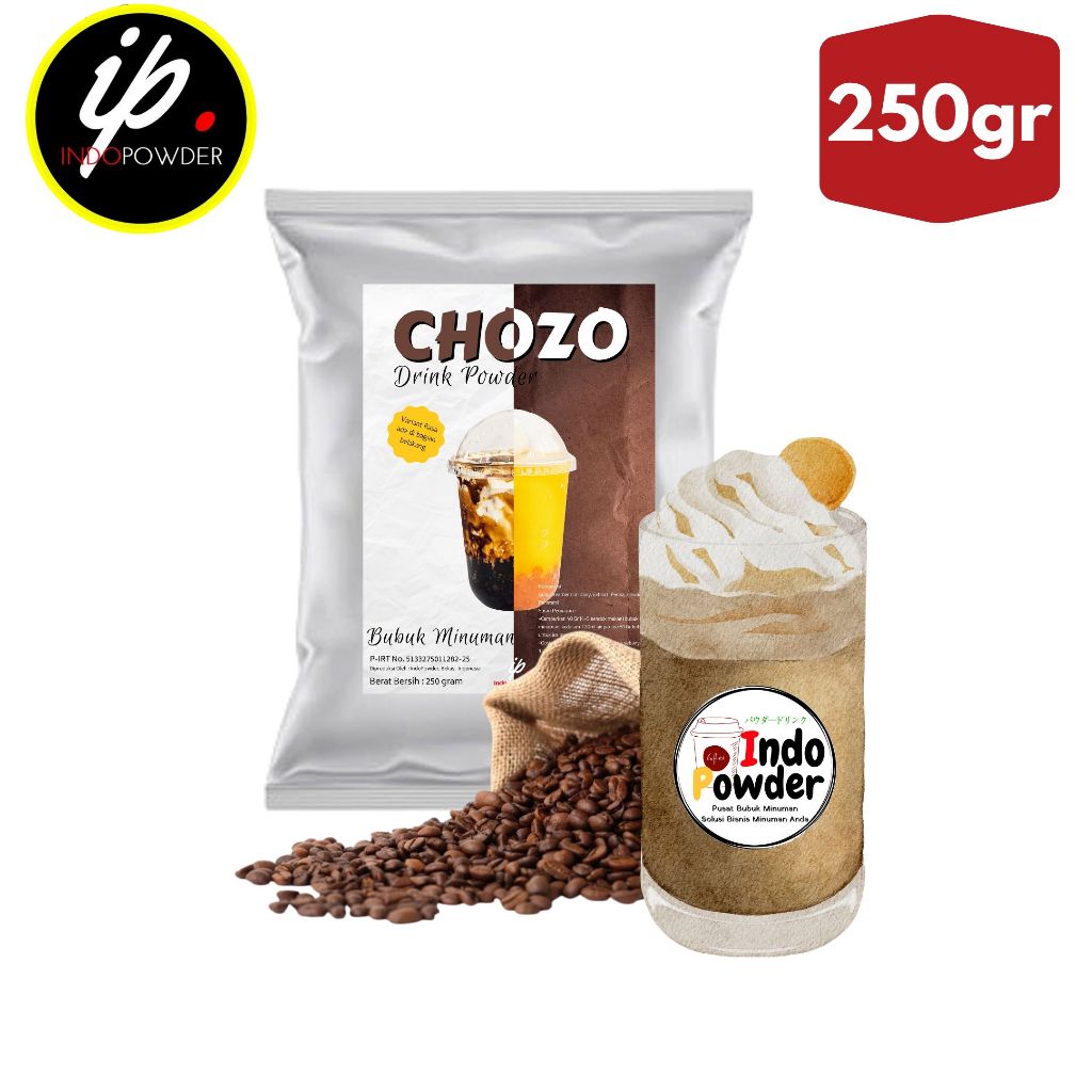 

Indopowder - Bubuk Minuman COFFEE CARAMEL 250gr Untuk Cafe, Waralaba, Resto & Usaha Minuman Kekinian