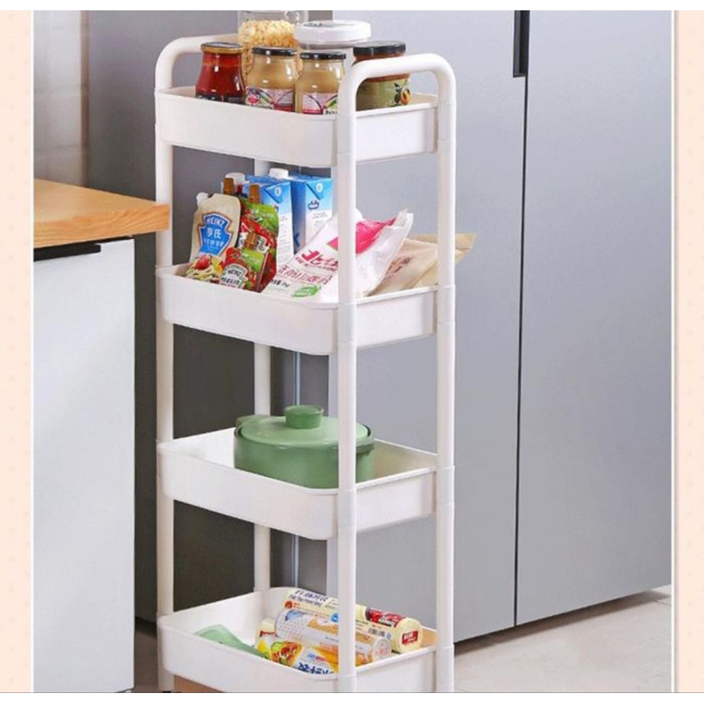 rak dorong 4 susun serbaguna / rak dorong 3 susun serbaguna