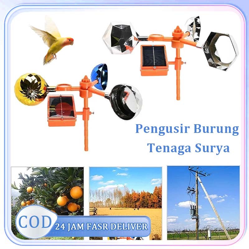 Alat Pengusir Burung Tenaga Surya Kincir Angin Pengusir Burung Alat Pengusir Burung Ultrasonik Tenag