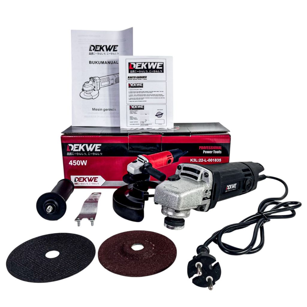 Gerinda tangan 4inch dekwe type DK7010  listrik LOW WATT
