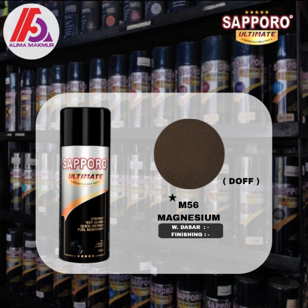 Sapporo Ultimate M56 Magnesium 400ml / Pilok Magnesium / Cat Semprot Magnesium