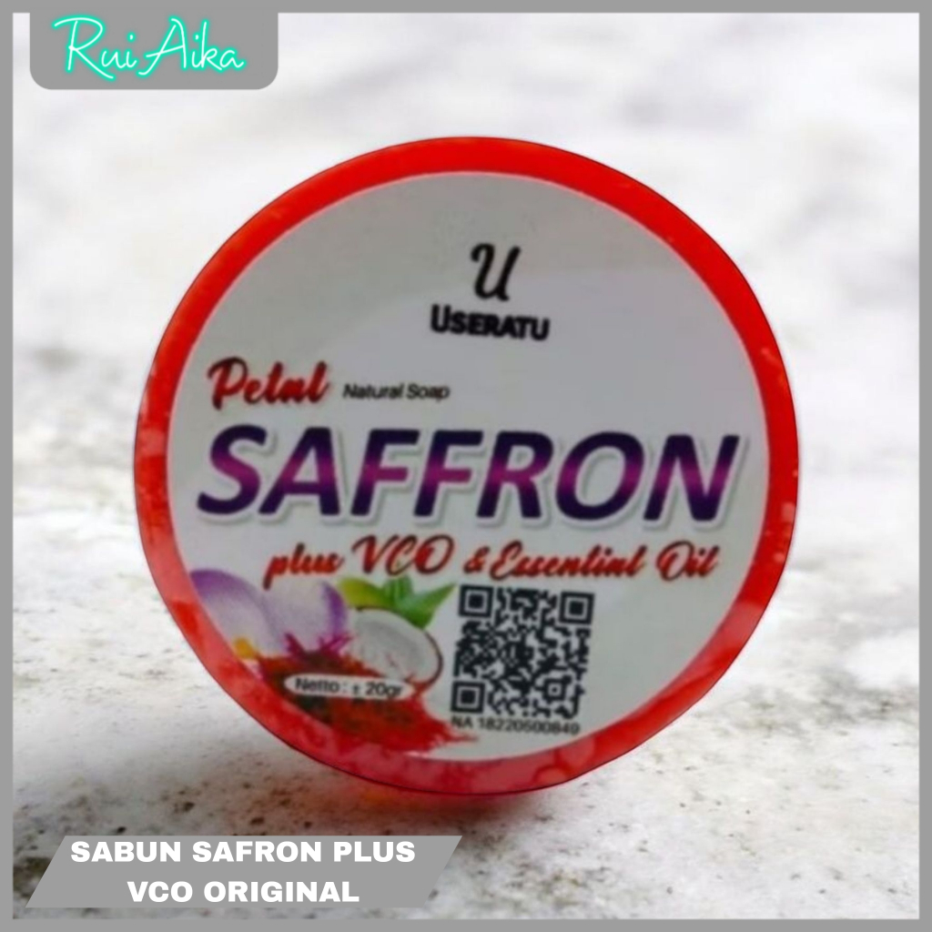 Sabun Safron Plus Vco BPOM Asli Original Mengatsi Masalah Kulit Flek Hitam Dan Lainya