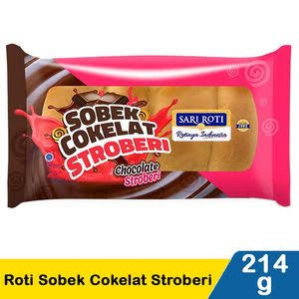 

SARI ROTI Sobek Kombinasi Cokelat Blast Stroberi