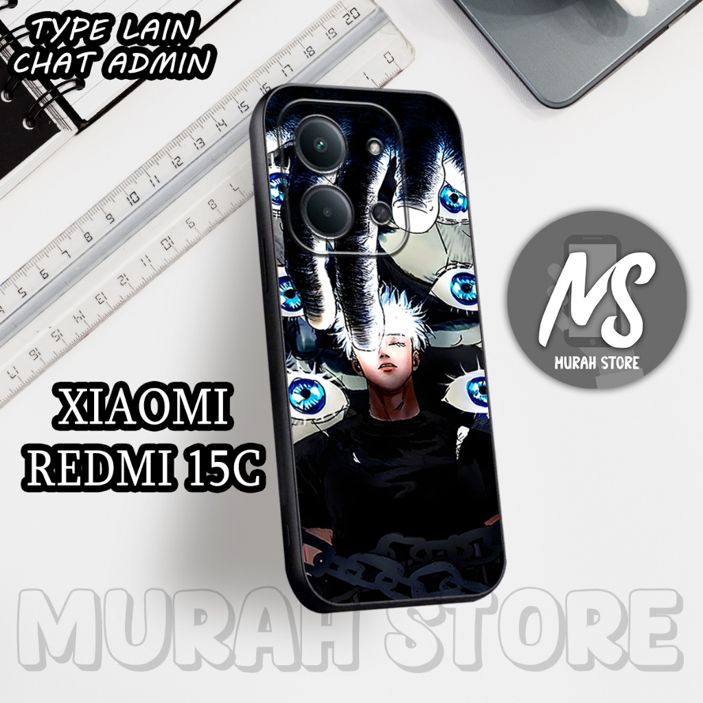 Softcase Karet REDMI 15C /MS8/Motif ANIME/Case Hp REDMI 15C/Silikon REDMI 15C