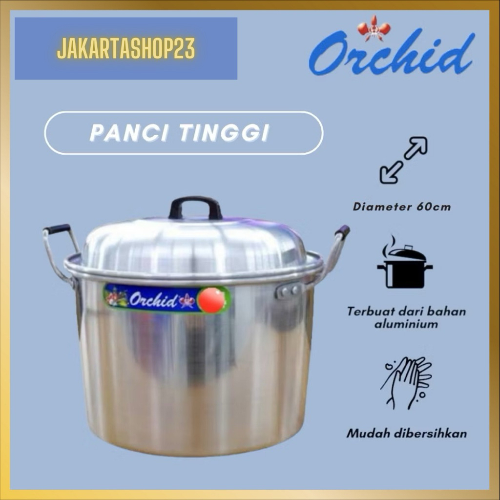 Panci Tinggi 60 cm Orchid Aluminium