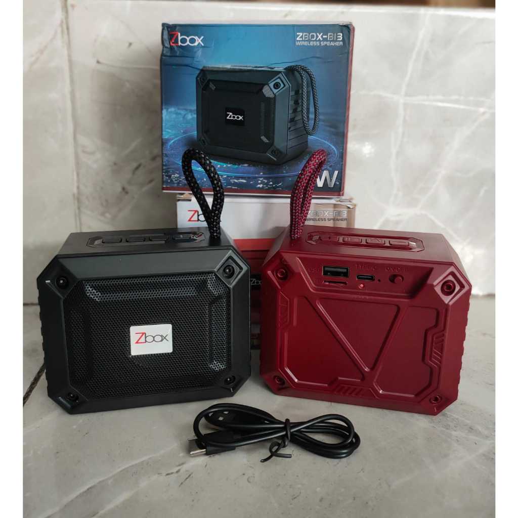 Original Speaker Box Bluetooth Zbox B13 Kotak Full Bass Termurah Full Audio Zbox Wireless Speaker