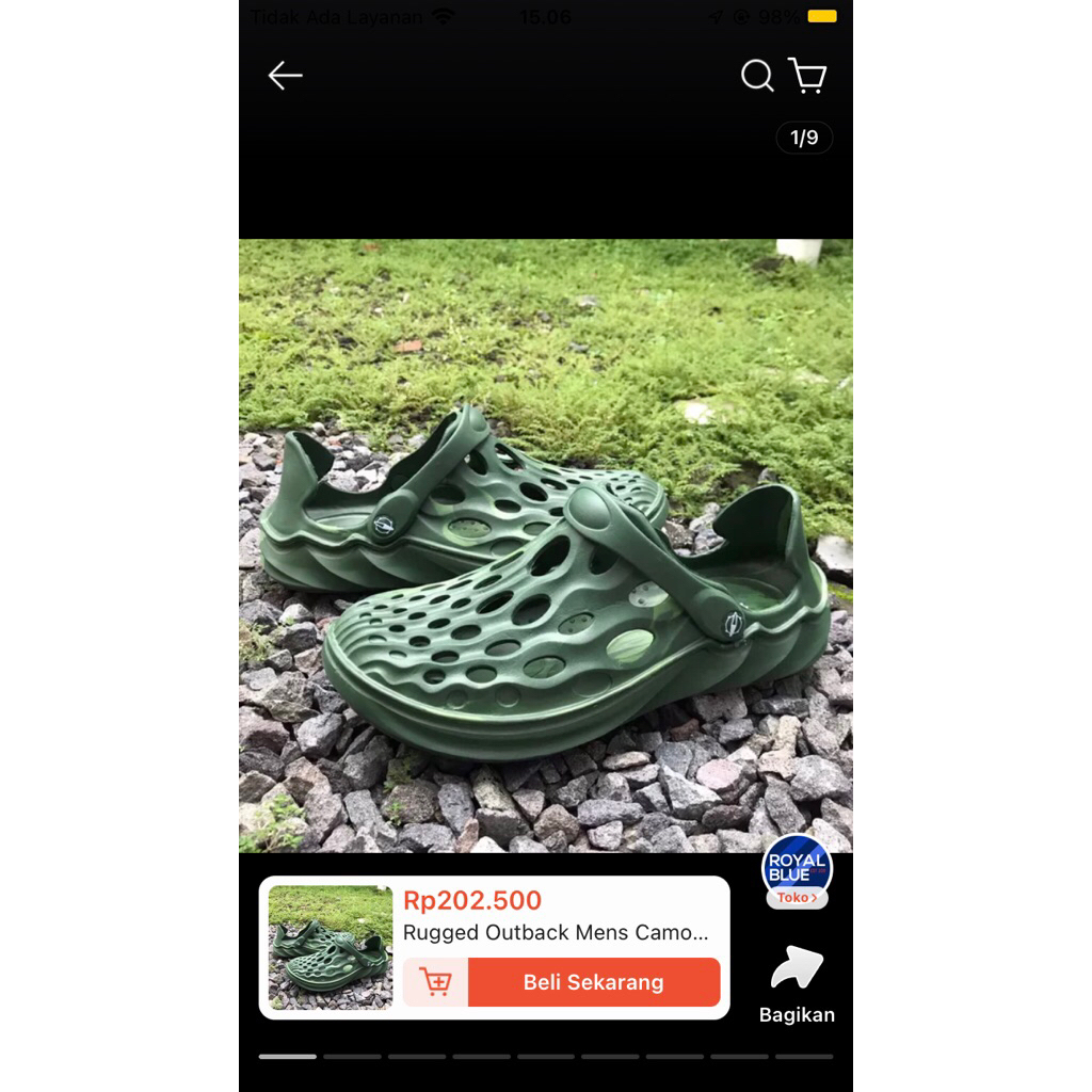 Rugged Outback Mens Camo Disruptor Oxford boston sandals Size 45 eur 10uk 30 cm Merrel  Rugged Outba