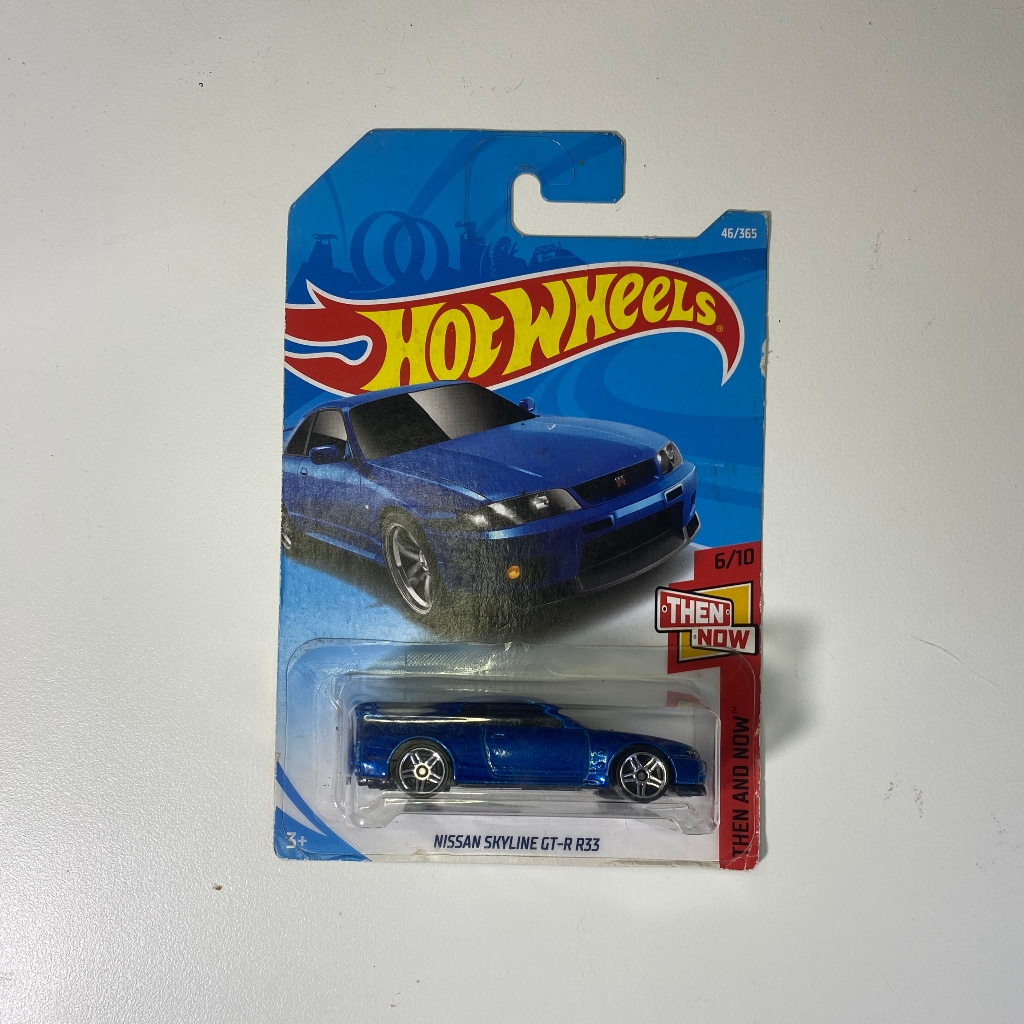 Hot Wheels - Nissan Skyline GTR R33 - Biru