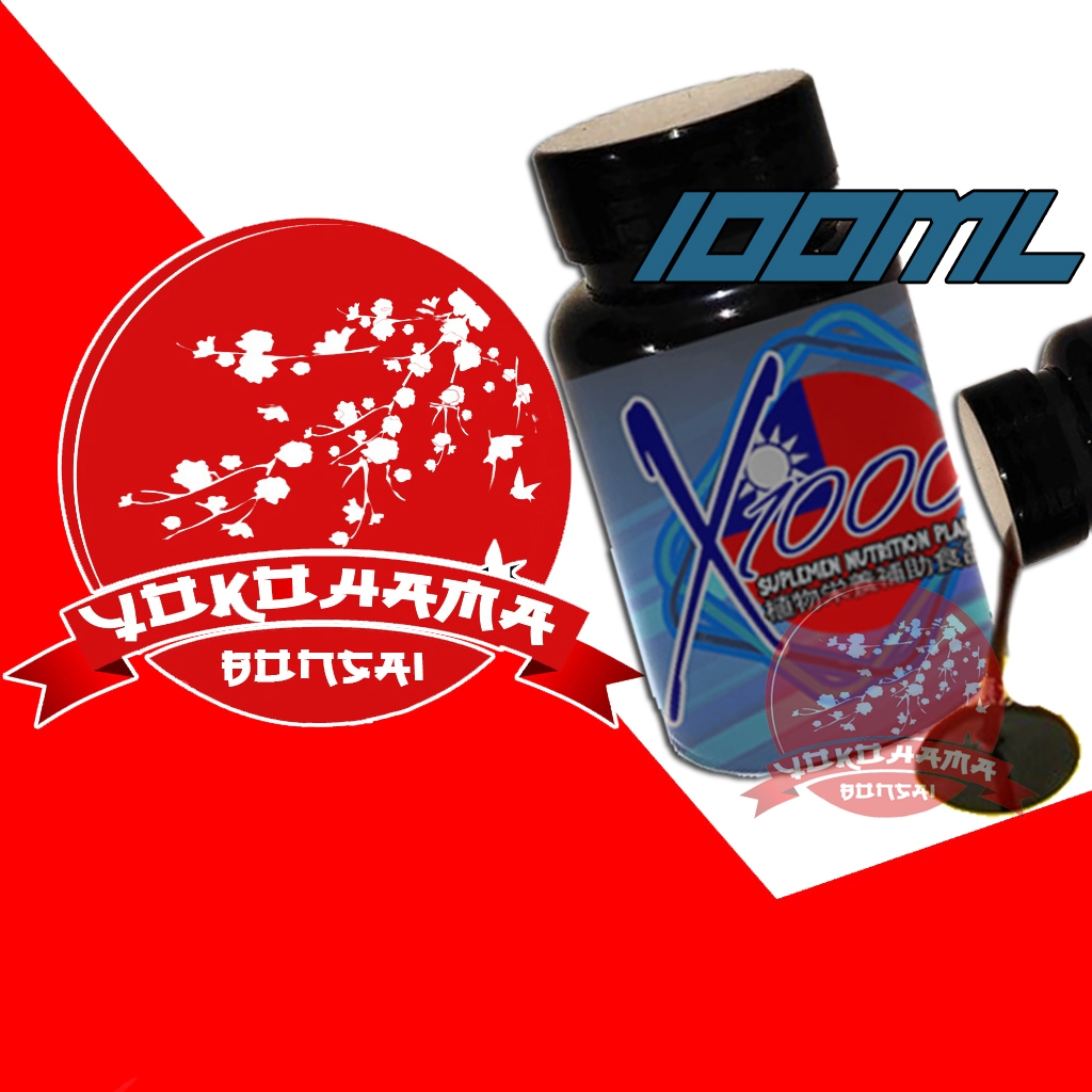 YOKOHAMA  BONSAI-Pupuk Vitamin X-1000 Premium Nutrisi Tanaman Anti Stress Kualitas Import setara B1 