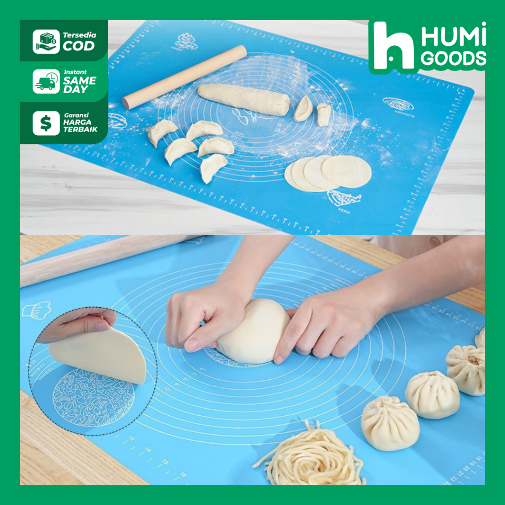 Alas Adonan Silikon Foodgrade Tahan Panas/ Tatakan Adonan Jumbo Anti Slip