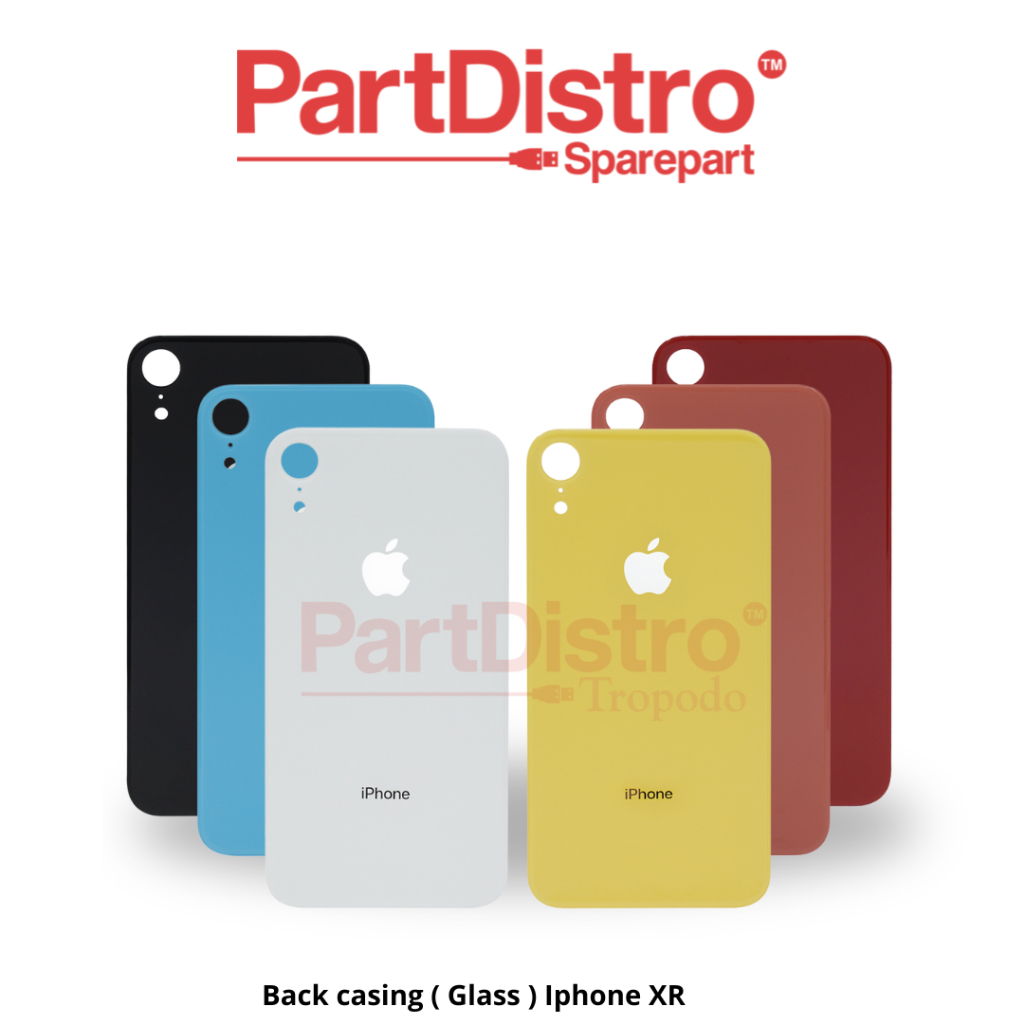 Back Casing ( Glass ) Iph XR