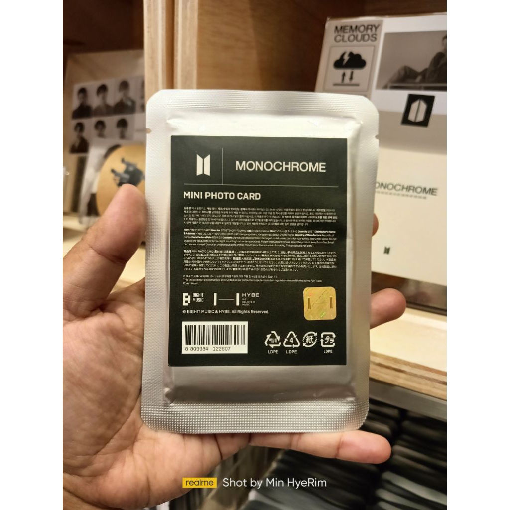 Photocard BTS MPC Monochrome Set