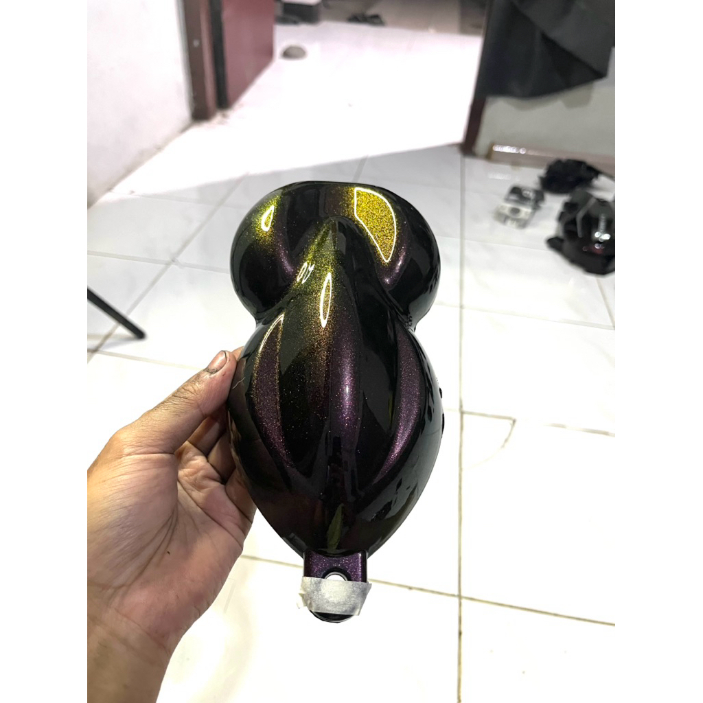 CAT BUNGLON GOLD GREEN PURPLE