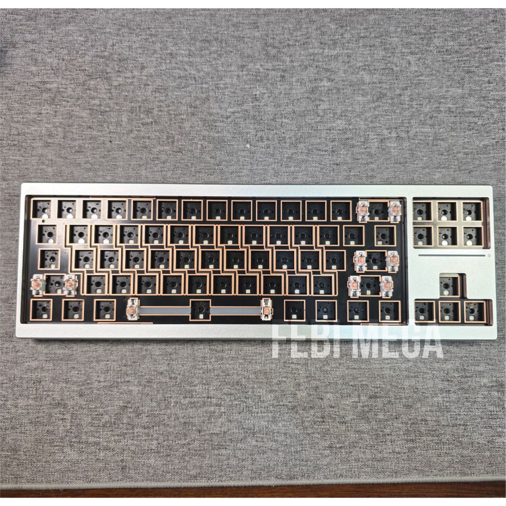 Mechanical keyboard AL70 Barebone - 3 MODE - GASKET MOUNT - ALUMINUM - BALL CATCH