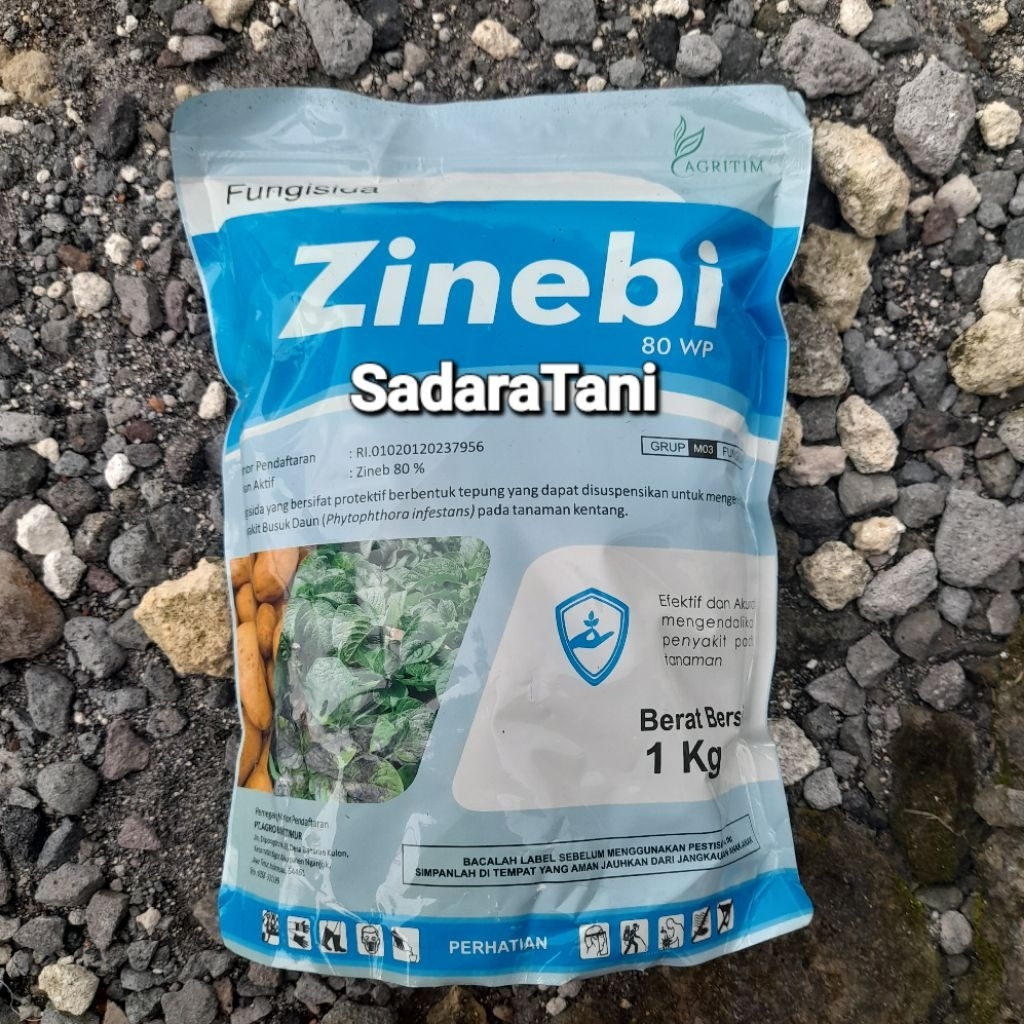 Fungisida ZINEBI 80WP 1Kg Bahan aktif : Zineb 80%