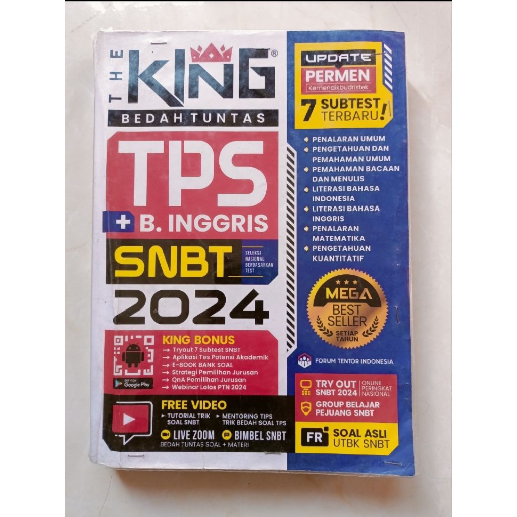 (beli ini kalo mo masuk ui) PRELOVED BUKU UTBK THE KING DAN GANESHA OPERATION