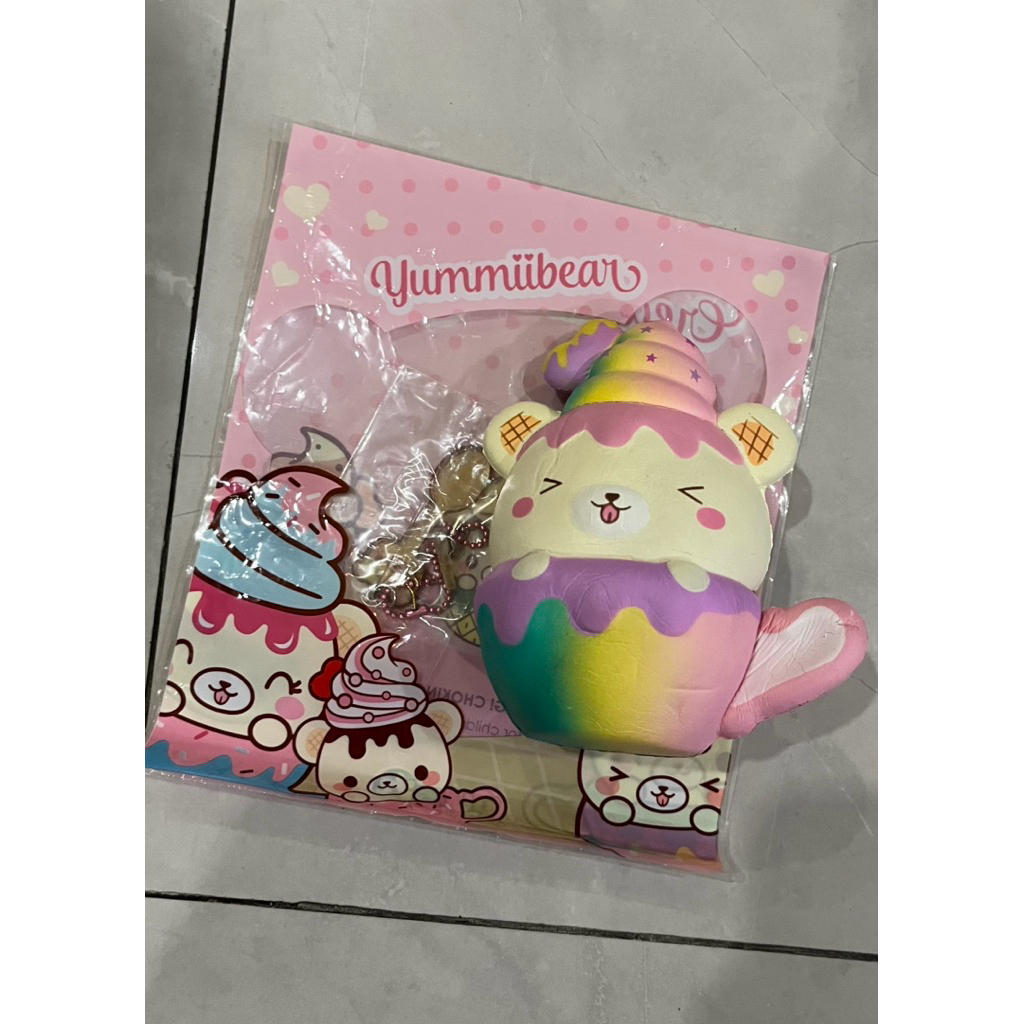 SALE Squishy Creamii Candy Yummiibear Cup Rainbow YB yb