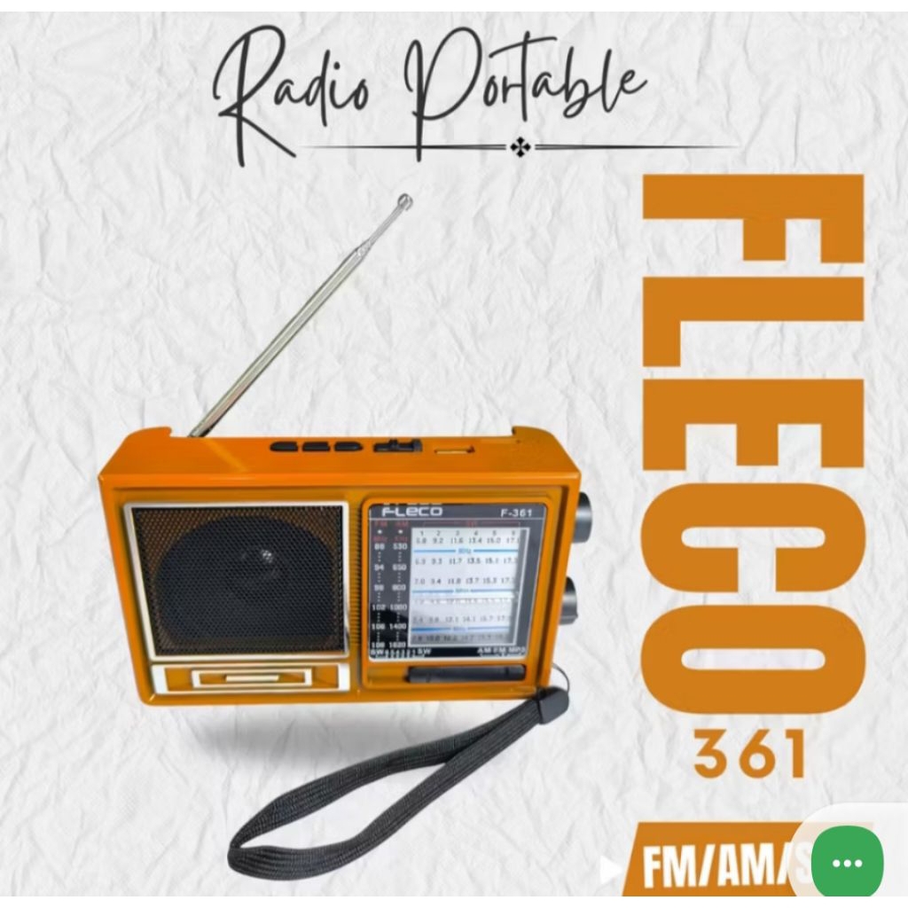Radio Bluetooth Portabel Terbaru Fleco F-361