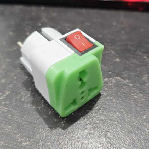 over steker saklar mikotek / colokan listrik dengan saklar 10 A 250 v