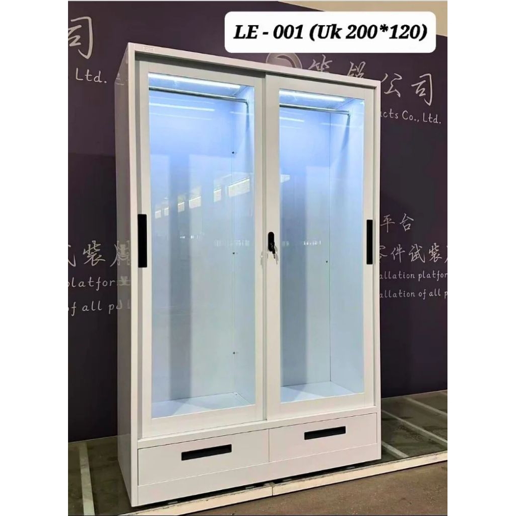 Lemari Mukena Masjid / Lemari full gantungan / lemari baju besi / lemari pakaian besi / lemari gamis