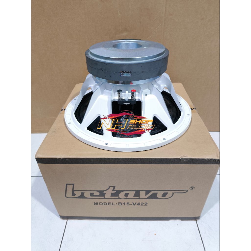 Speaker BETAVO B15-V422 White series Original 15 inch Double magnet Sub Low 2000 Watt max Coil 4 in 