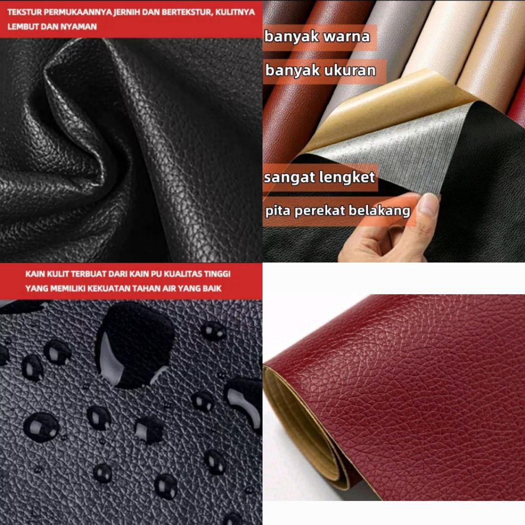 Murah Stiker Jok Kursi/Stiker Jok Motor Sticker Jok Mobil Sticker Kulit Sintetis Perbaikan Sofa