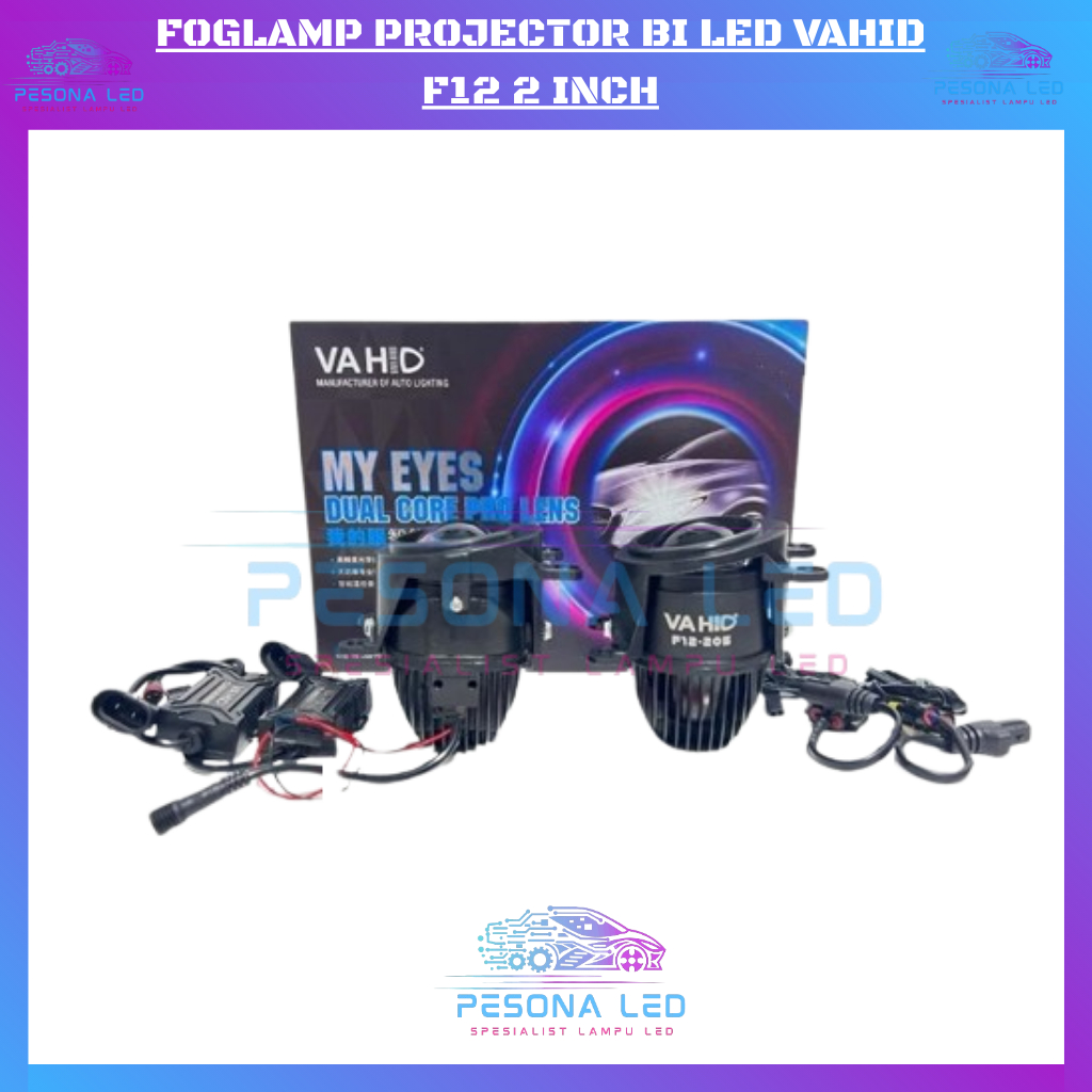 VAHID F12 2 INCH LAMPU FOGLAMP PROJECTOR BI LED VAHID F12 2 INCH
