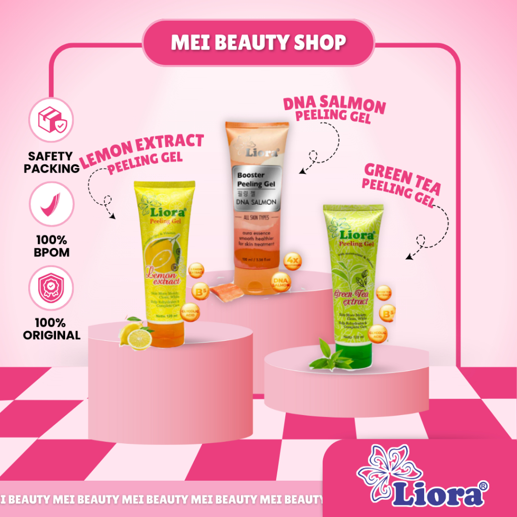 Liora Peeling Gel 100ml | Dna Salmon | Green Tea | Lemon