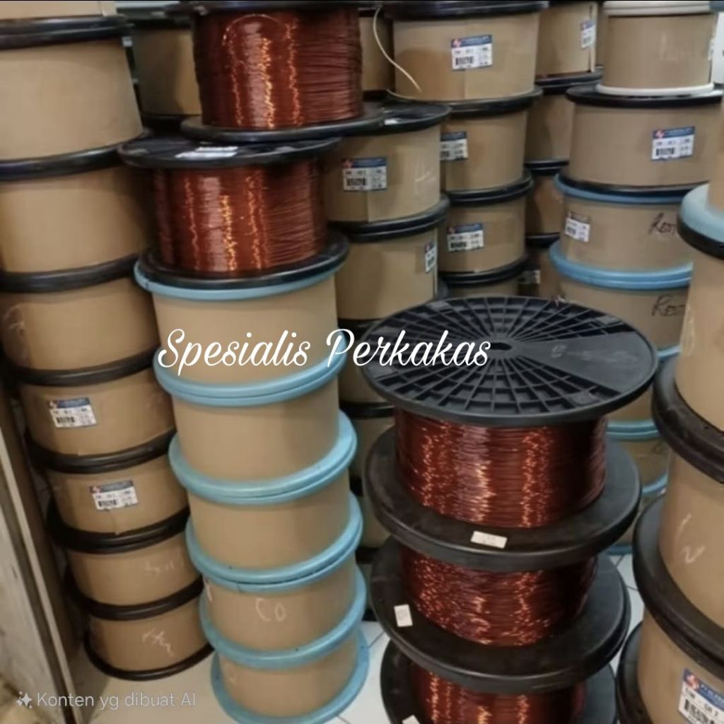 kawat email tembaga original Supreme 1rol 1 kg kawat tembaga gulungan dinamo