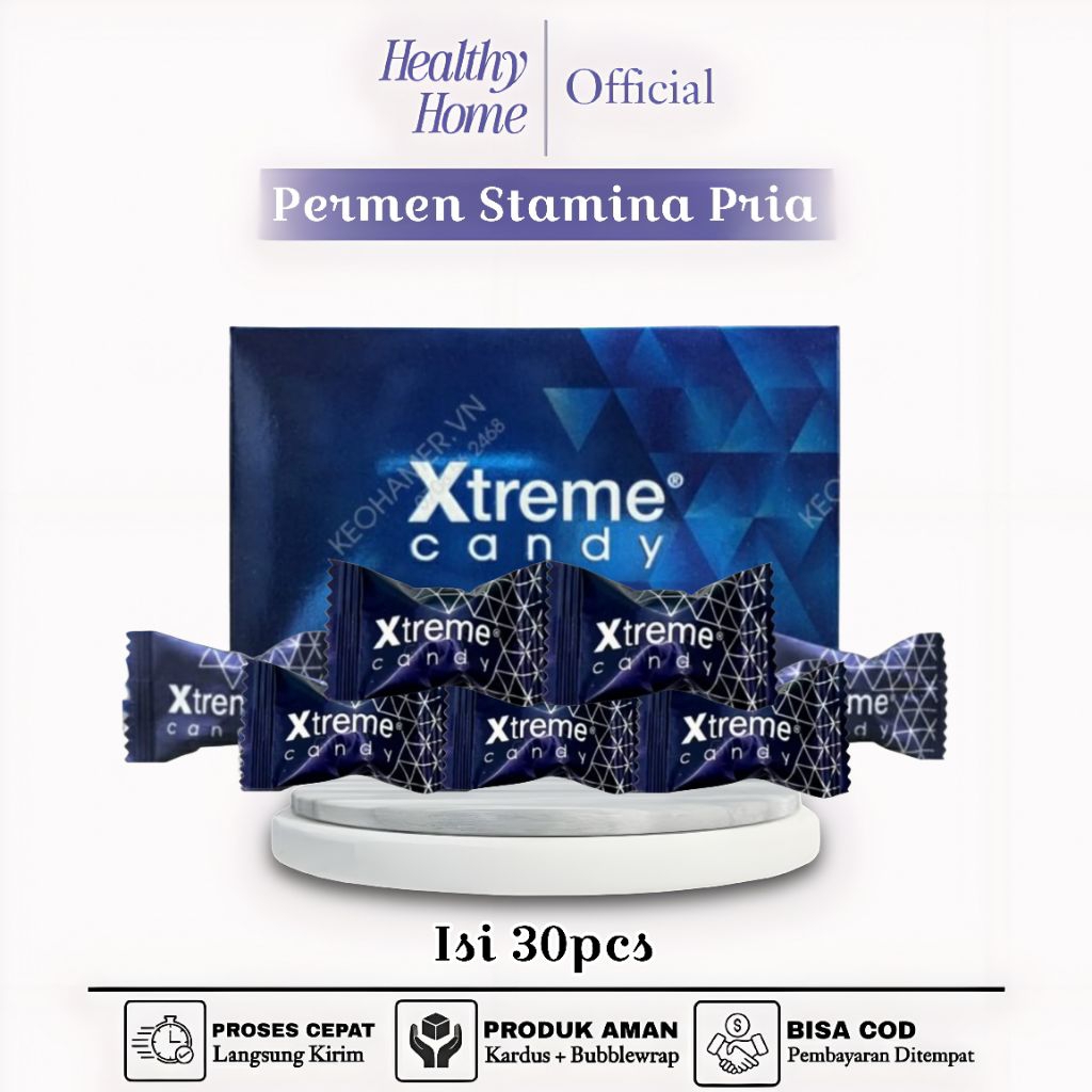 Permen Premium Stamina XTREME 1 Box Isi 30pcs Candy Pria Original