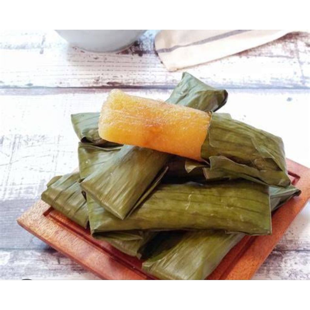 

Jajanan tradisional lemet singkong isi pisang siap saji isi 15 pcs redy stok