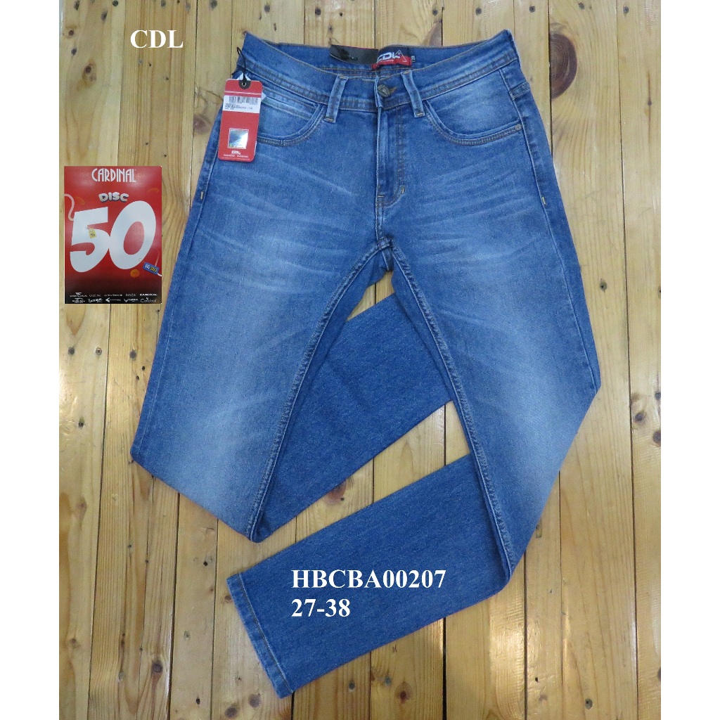 DISCOUNT 50% CELANA JEANS/DENIM  SLIM FIT PRIA BRAND ORI MEREK CDL ART: HBCBA00207 PRICE Rp.662.900