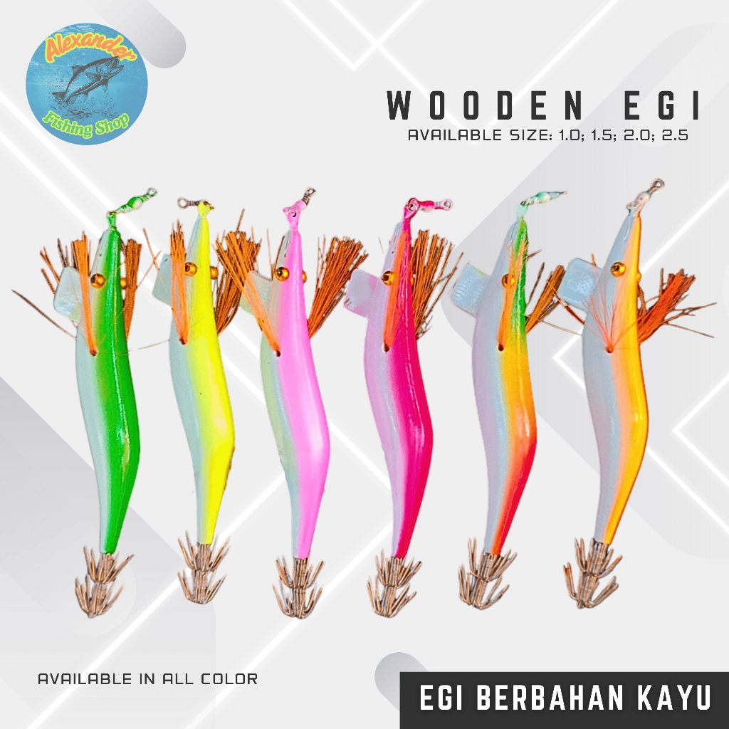 Egi Kayu | Umpan Cumi | Umpan Cumi Kayu | Umpan Cumi Killer | Umpan Cumi Egi Kayu Handmade