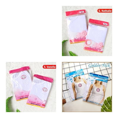 Singlet Golden Nick ( ISI 1 ) Singlet Golden Nick | Kaos Dalam Wanita | Singlet Wanita | Kaos Single