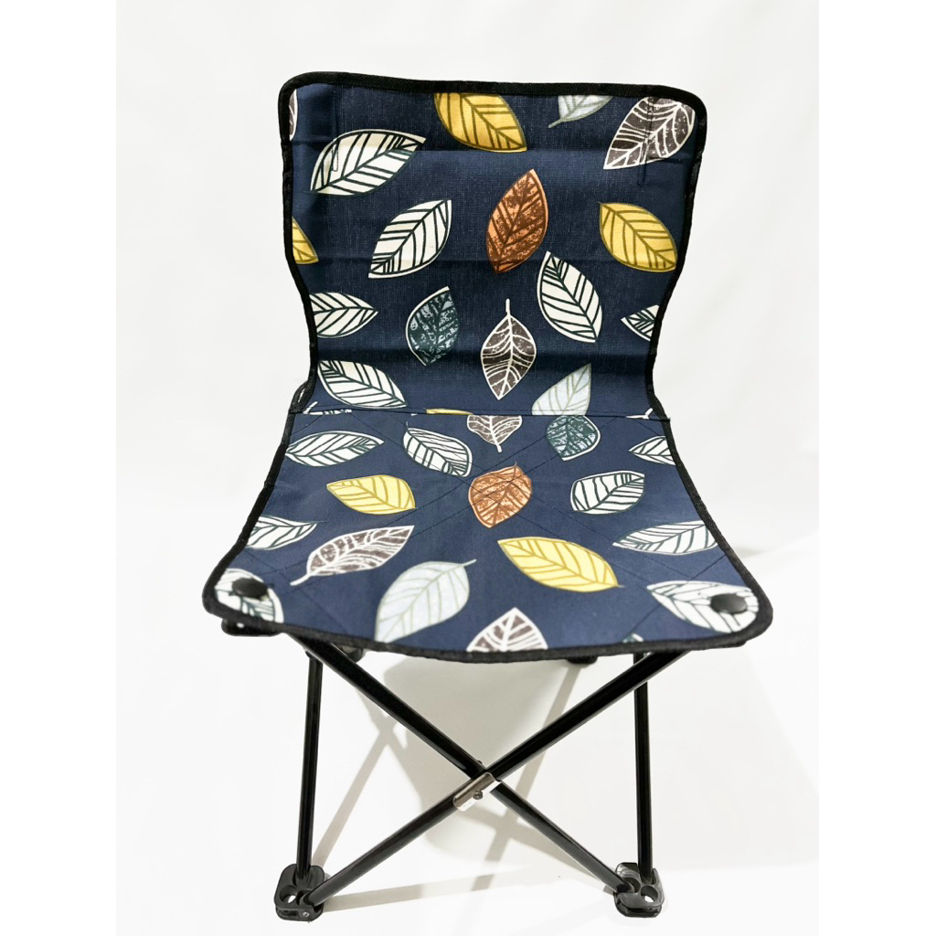 Kain kursi lipat bahan kanvas motif daun nangka ukuran xxl