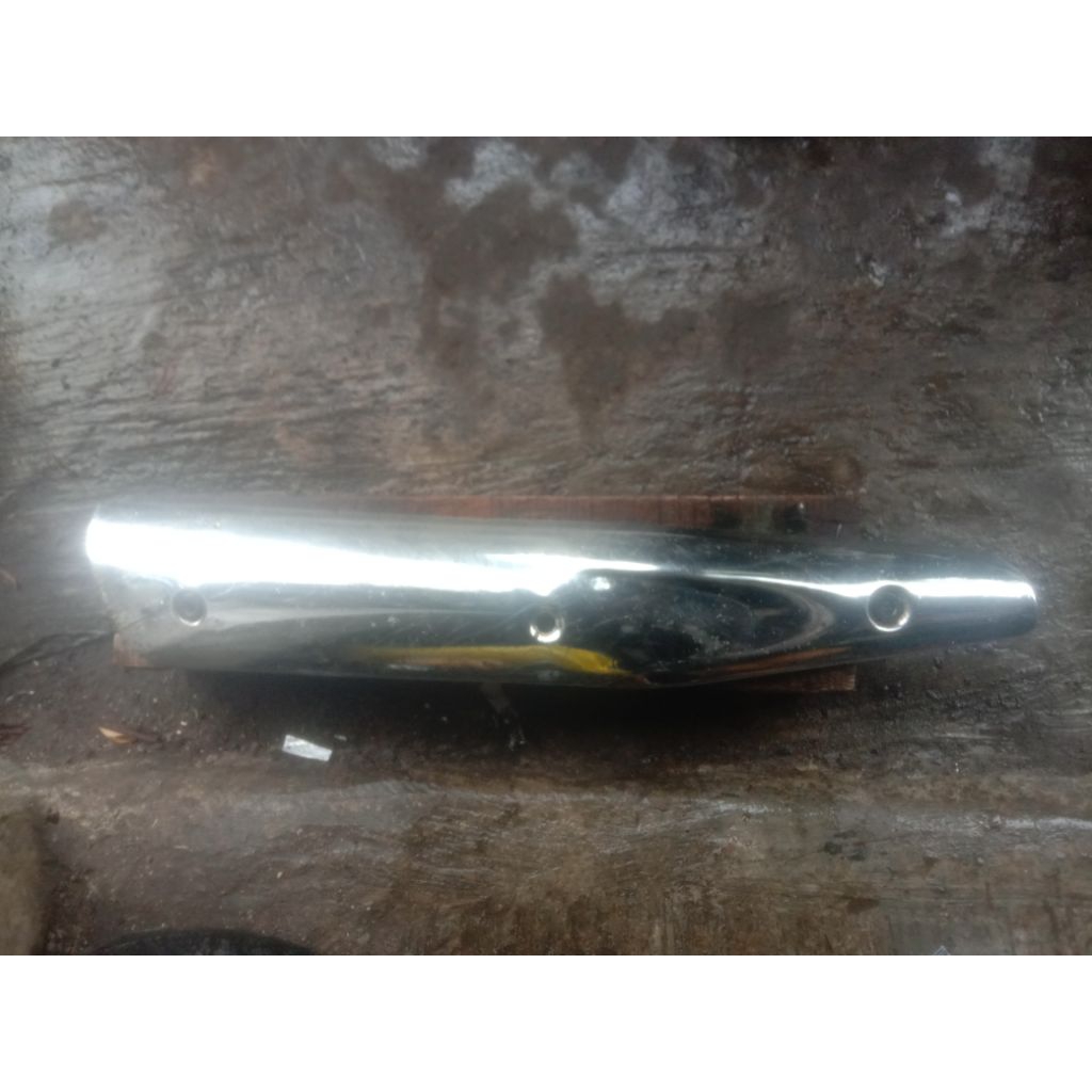 COVER TUTUP KENALPOT STANDAR MOTOR BEBEK FOR KAWASAKI ZX 130CC SIAP PAKAI