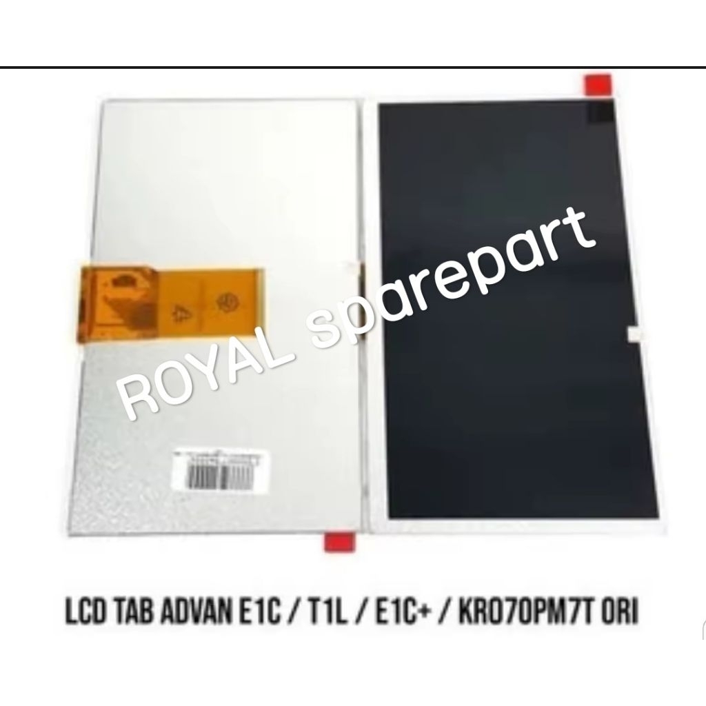 Lcd Only Tablet Tab Advan E1C / E1C Plus / E1C Pro / T2E / T2F / T1G / T1L / Lcd Saja