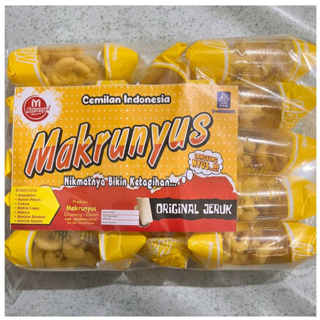 

MAKARONI ORIGINAL JERUK 1 PACK ISI 12 PCS