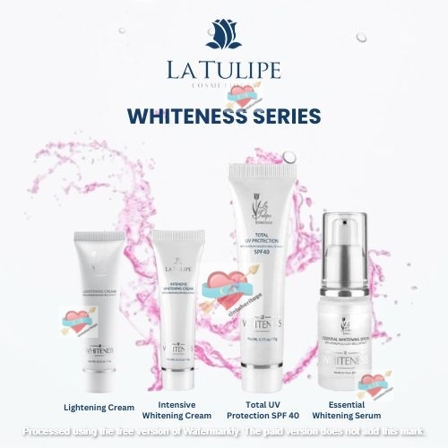 ©HERITAGE© LA TULIPE Whiteness Series - Whitening Treatment | Flek Noda Hitam | Essential Whitening 