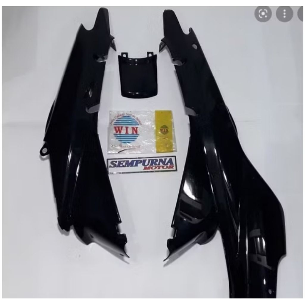 Cover body belakang motor Honda Supra x lama Supra fit lama Warna HITAM