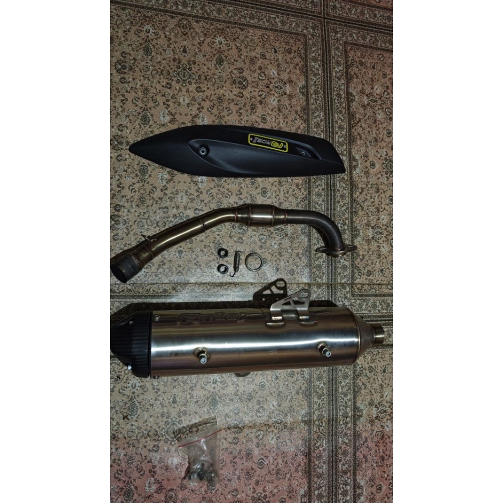 Knalpot Standar Racing Rob1 (Second) PNP Nmax Neo/Turbo