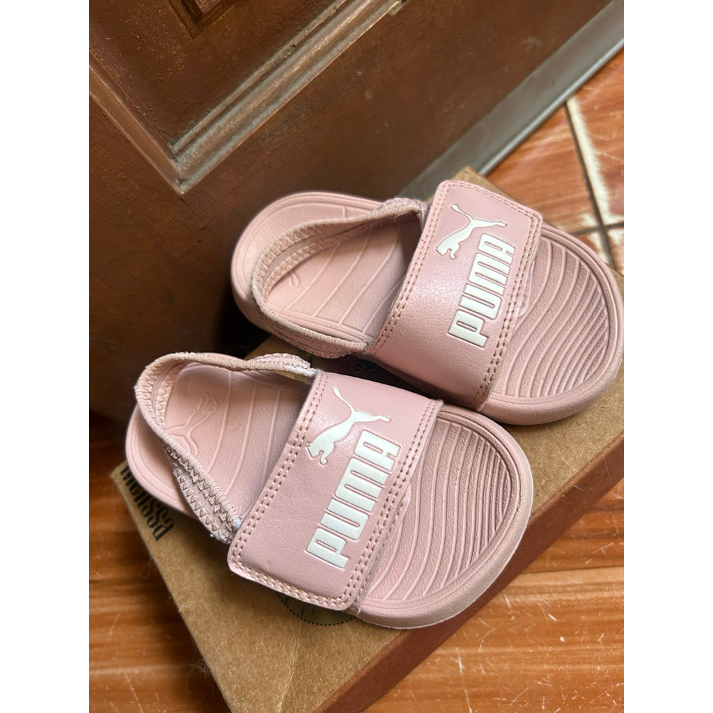 preloved sandal sepatu anak puma popcat backstrap