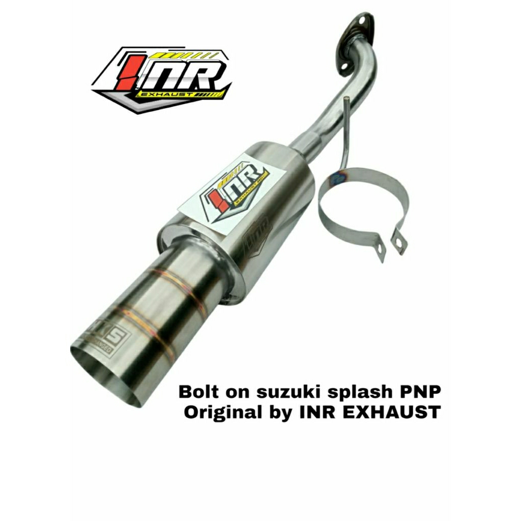 knalpot BOLT ON SUZUKI SPLASH tinggal baut