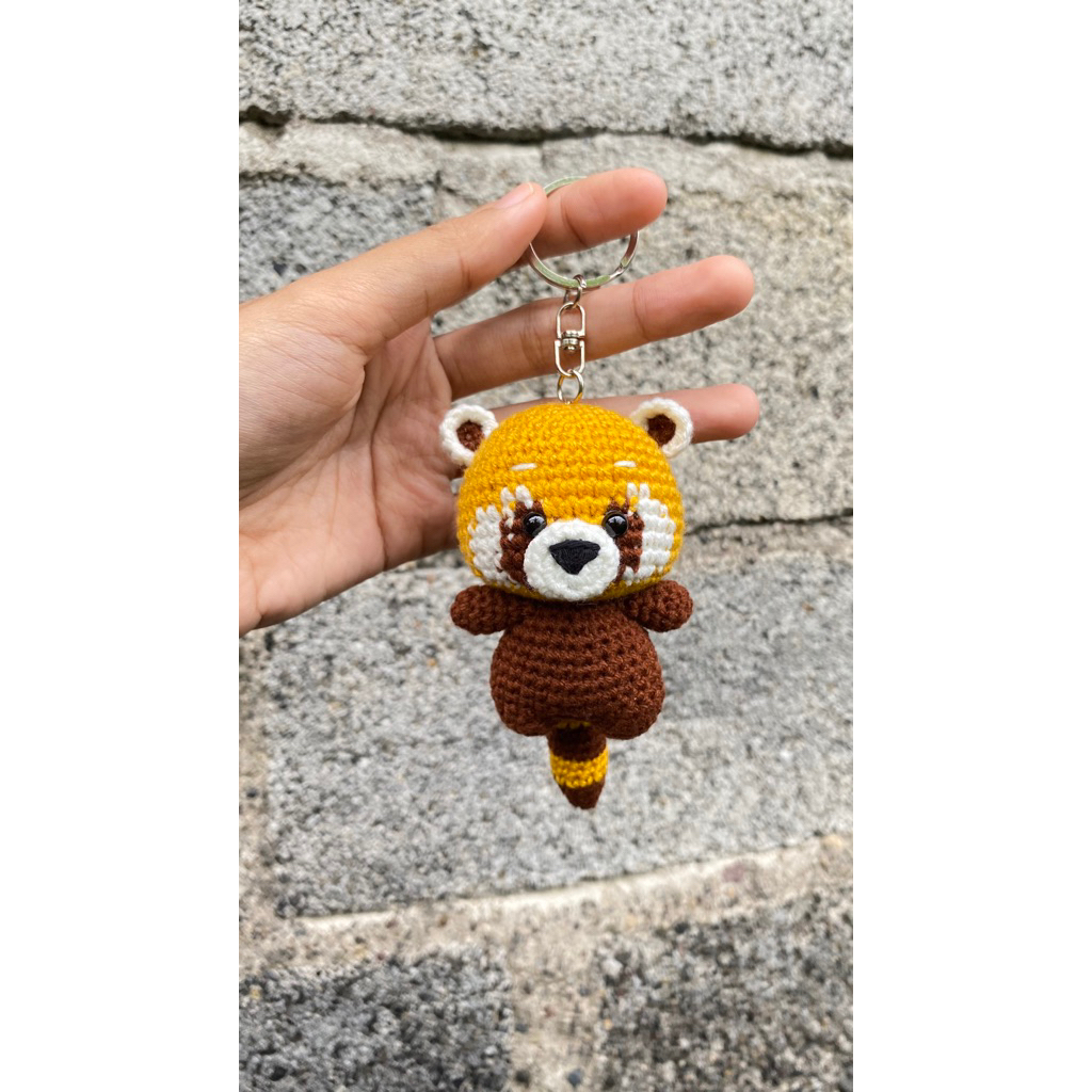 Amigurumi fox/ Amigurumi / Boneka rajut /Boneka fox/ Gantungan kunci rajut