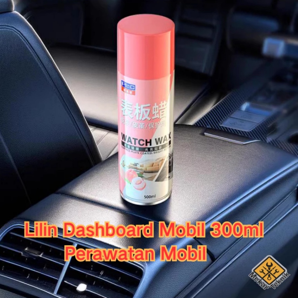 Lilin Dashboard Mobil Perawatan Mobil & Motor: Penghitam Dashboard (Spray Black Magic) + Semir Pengk