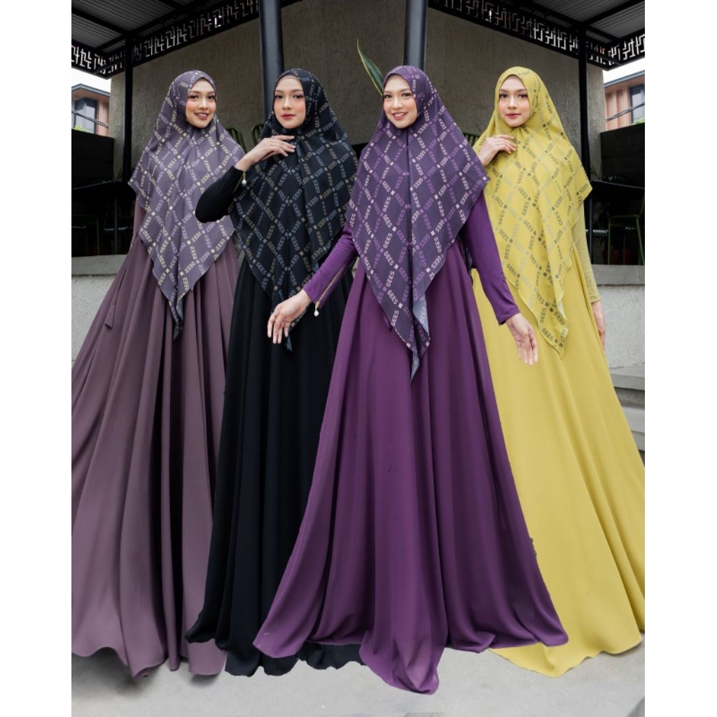 Gamis Maura Set Syari by Gallery Syarifah Gees