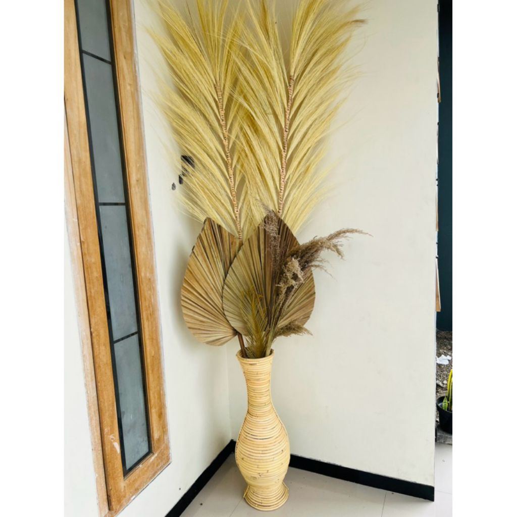 bung sudut ruangan paket jumbo 2 meter#cantiq#bunga kering