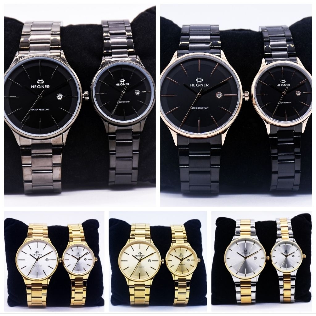 JAM TANGAN HEGNER 5069 ORIGINAL JAM TANGAN COUPLE PRIA WANITA